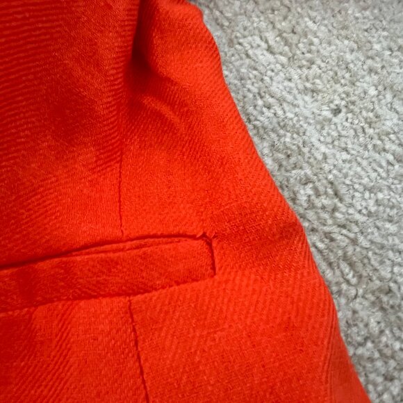 NWT Jules & Leopold Orange Linen Blend Blazer Jacket XS - Picture 8 of 11